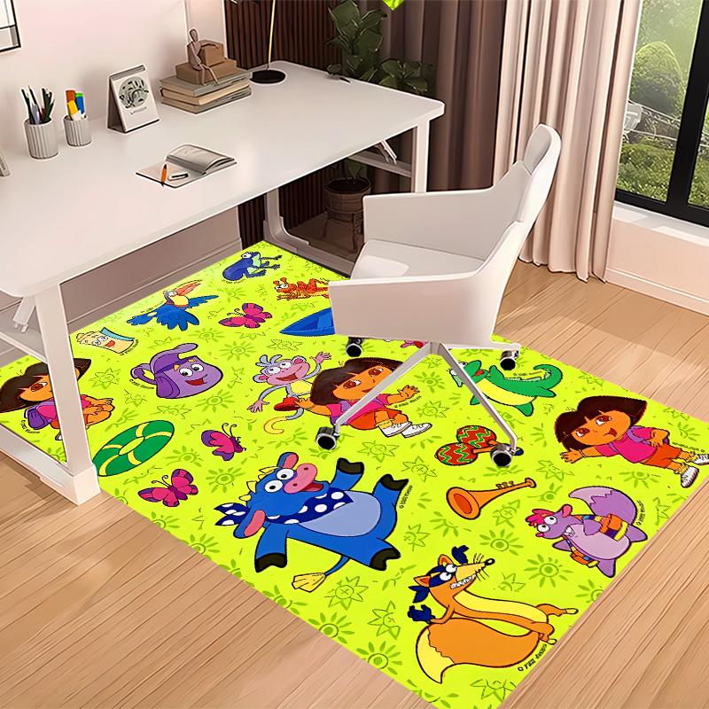 D-Doras The Explorer Printed Absorbent Washable Carpet, Non-Slip Bathroom Mats, Kitchen Rugs, Yoga Mat,Living Room Entrance, Camping Picnic Rugs