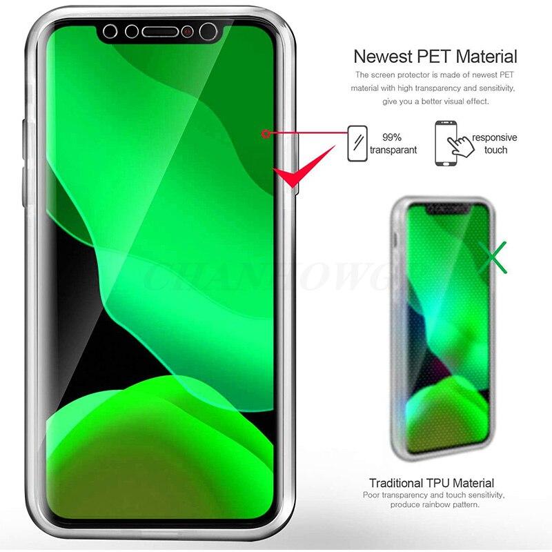 360 Doppelte Silikonhülle für iPhone 12 11 Pro MAX 7 8 6 6s Plus Vollständige Abdeckung für iPhone XS Max XR X 6 6S 7 8 SE 2020 Funda-Hüllen