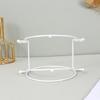Fashion Tiara-Crown Headband Display Rack Gold/White Metal Princess Crown Stand