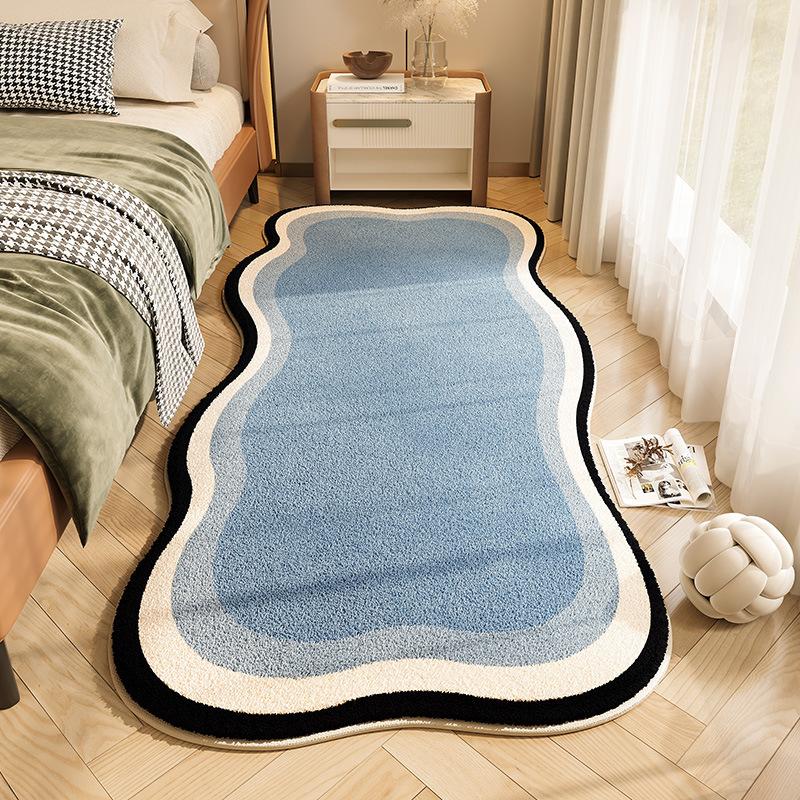 Bedside Carpet Bedroom Bedside Carpet Winter Children's Room Dirt Resistant and Non Slip Thick Floor Mat