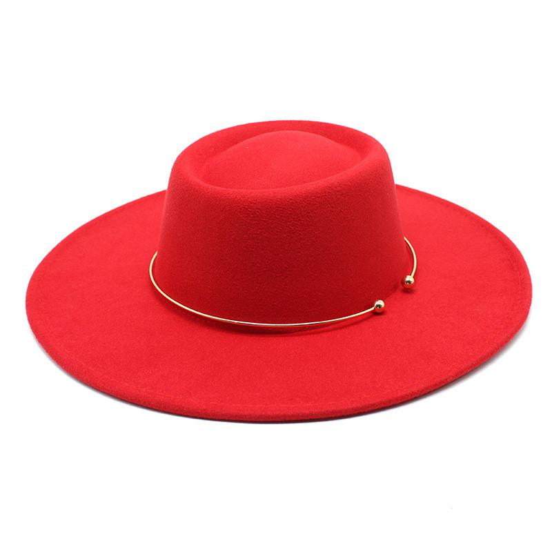 Wool Felt Classic Bowler Hat With Wide Brim For Outdoor Casual Wear