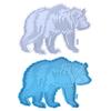 Large Bear Shaped Resin Moulds Halloween Yard Decorations Bear Silicone Moulds Party Home Wall Ornaments Casting Gadget