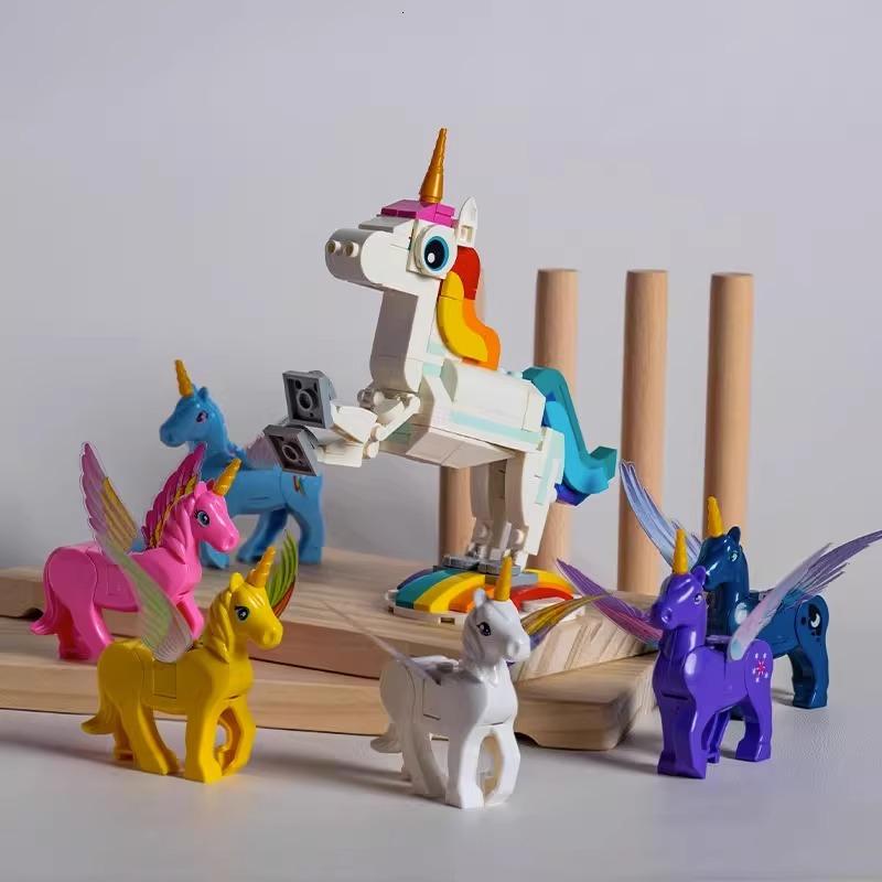 Building Block 3 in 1 Magical Unicorn Toy With LEGO