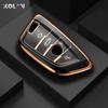 Fashion TPU Car Remote Key Case Cover Shell Fob for BMW X1 X3 X5 X6 X7 1 3 5 6 7 Series G20 G30 G11 F15 F16 G01 G02 F48 Keyless