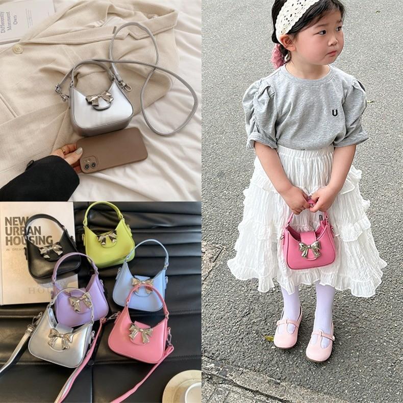 Handbag Childrens Bow Lightweight Design May Also Armpit Bag Crossbody Bag