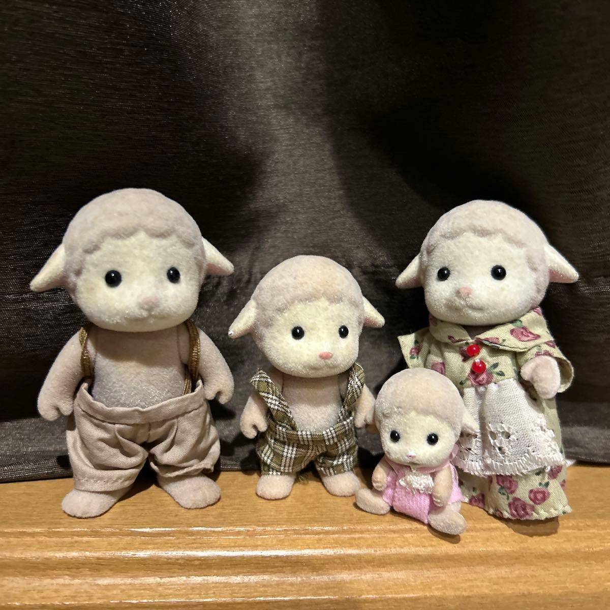Б/у Семейство овечек Sylvanian Families Зарубежное Великобритания