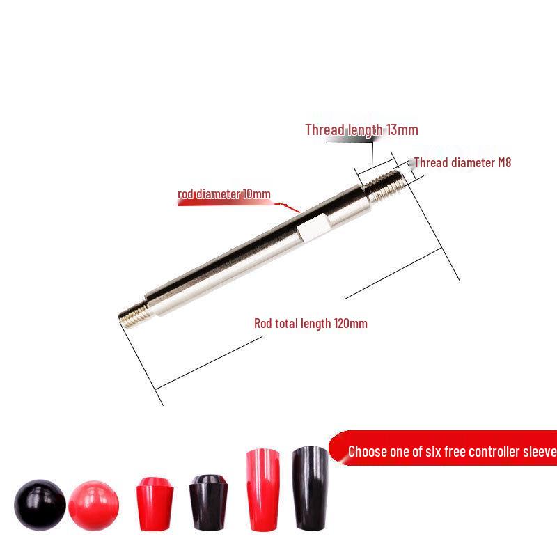 Double-Ended Threaded Stainless Steel Drill Handle Lever