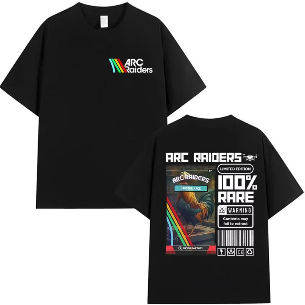 Горячая Игра Arc Raiders Графическая Футболка Мужская Женская Винтажная Высококачественная Модная Печатная Футболка Повседневная Хлопковая Футболка с Коротким Рукавом 3XL