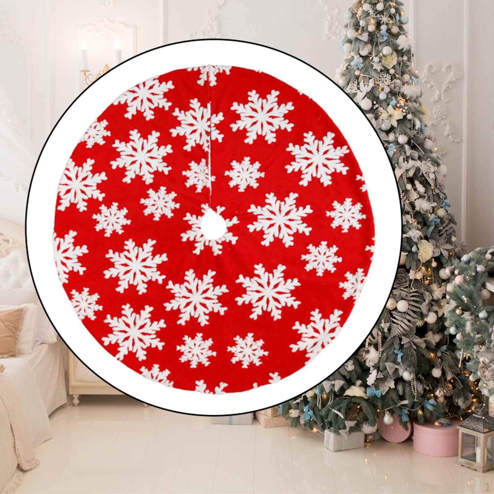 

35-дюймовая юбка для рождественской елки, праздничное украшение, декоративное традиционное рождественское одеяло для магазинов