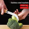 Versatile Curved Knife for Pineapple, Banana, Fruits, Vegetables, and Chives