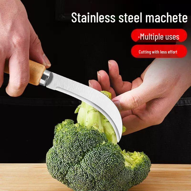 Versatile Curved Knife for Pineapple, Banana, Fruits, Vegetables, and Chives
