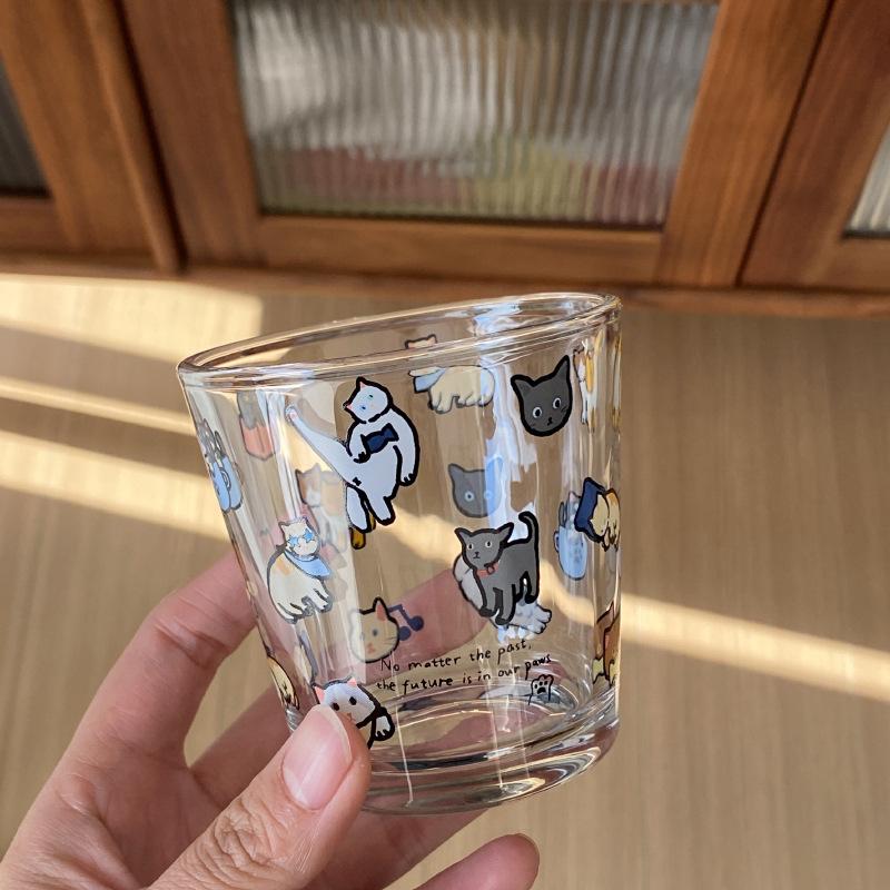 

Маленький бокал для вина в японском стиле, Нишевый мультяшный крючок для ремонта стекла, Маленькая чашка для вина, устойчивая к высоким температурам, Чашка для кофе, Подарочная коробка. Dishwasher 190ml