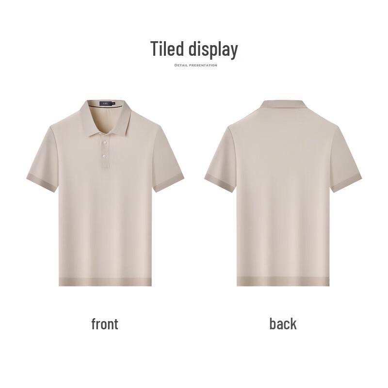 FIRS Men's Silk Blend Short Sleeve Polo Shirt