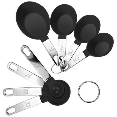 ZISIZ 430 Edelstahl Messbecher- & Löffelset