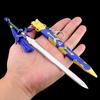 22cm Tears of The Kingdom Master Sword Enhanced Activity Weapon Model Samurai Model Pendant Accessories Keychain Ornament Crafts Toy