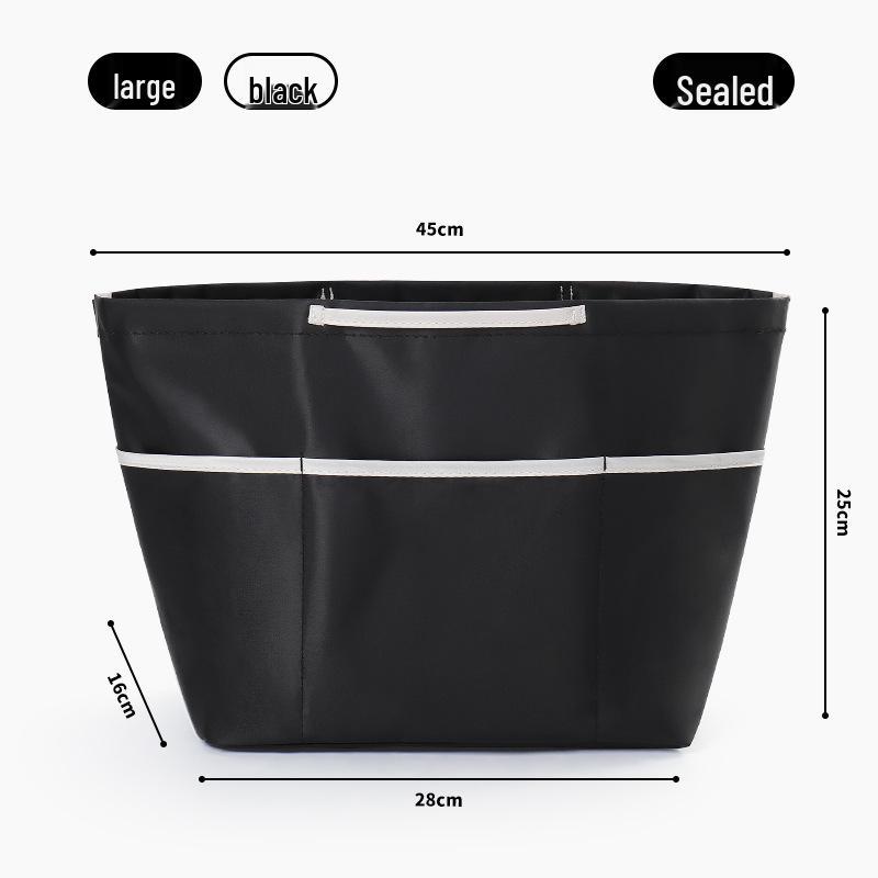 Ultralight Anti-theft Handbag Organizer with Zippered Inner Lining and Cosmetic Support