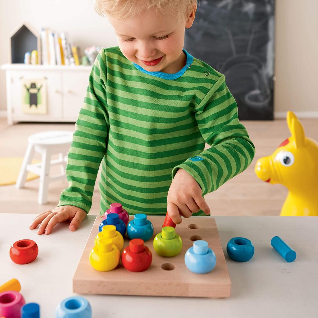 HABA Peg Play Rainbow Ring 2202