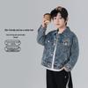 Boys' Spring Autumn Washed Denim Jacket
