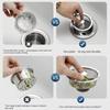 A Filter for Kitchen Washing Household Filter for A Stainless Steel Sink Sewer Pool Anti -locking Residue Universal Mesh