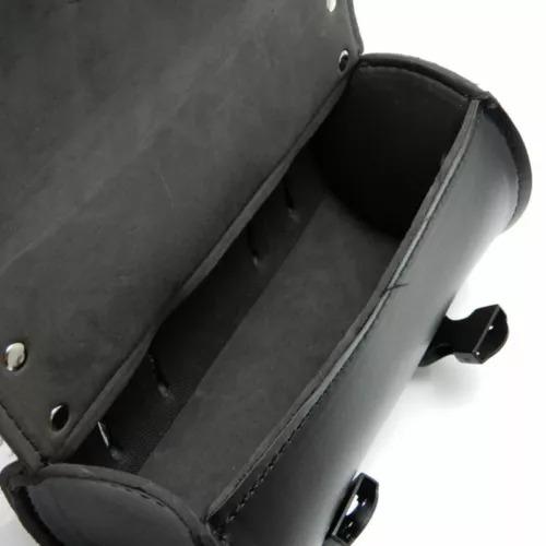 Universal Motorcycle Bike Tool Bag Luggage Handle Bar Round Barrel Storage Pouch