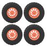 4pcs 2.2 Inch RC Crawler Hub Tires Universal Strong Grip RC Car Hub Wheels Replacement for Axial SCX10 90046 for Redcat
