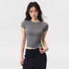 ACKDCS Women's Quick-Dry Yoga & Fitness Short-Sleeve Top