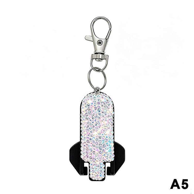 Portachiavi Apribottiglie Bling Creativo Strumento Apribottiglie per Bevande con Strass Piccolo Portatile Facile da Impugnare Uso Campeggio Casa