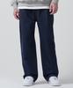 GAKKAI UNIONS Single-Pleat Wide Elastic Denim Pants Indigo