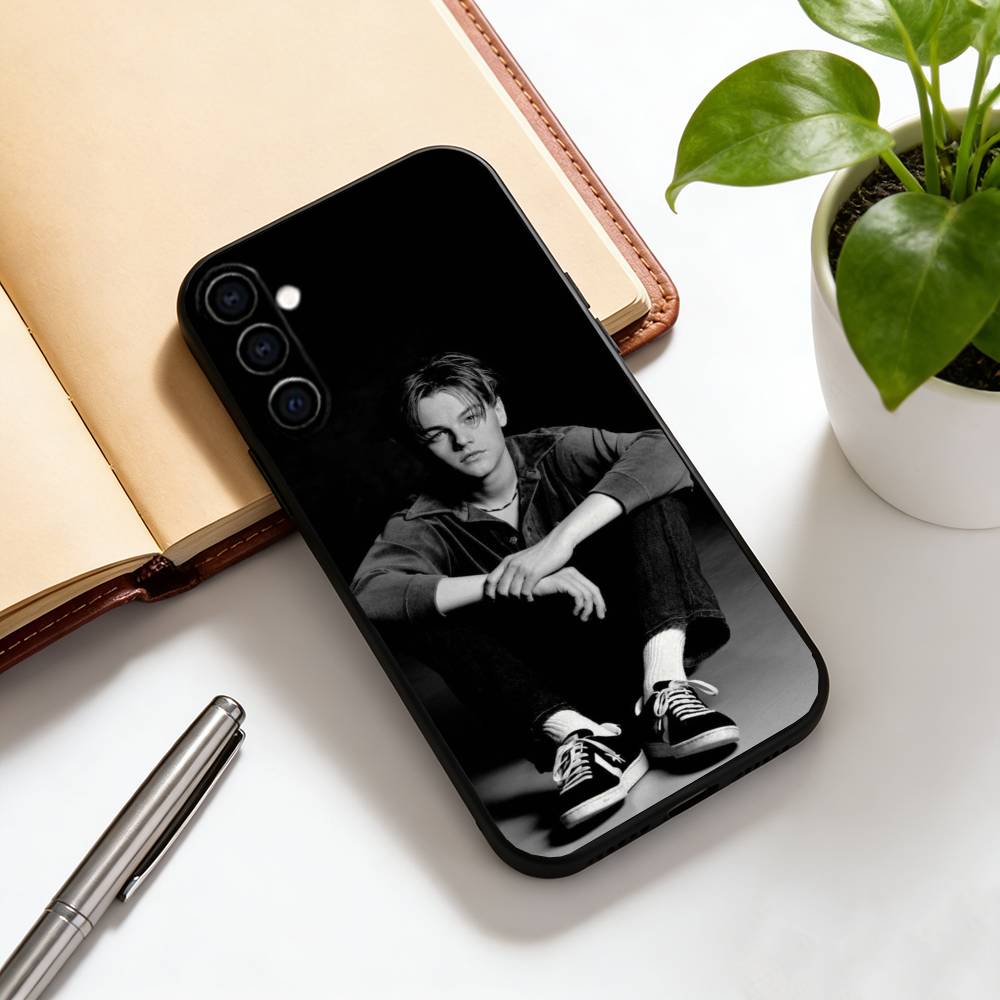 Leonardo DiCaprio Handyhülle Für Samsung Galaxy A73,A72,A71,A70,A53,A52,A51,Andere Weiche Schwarze Hülle