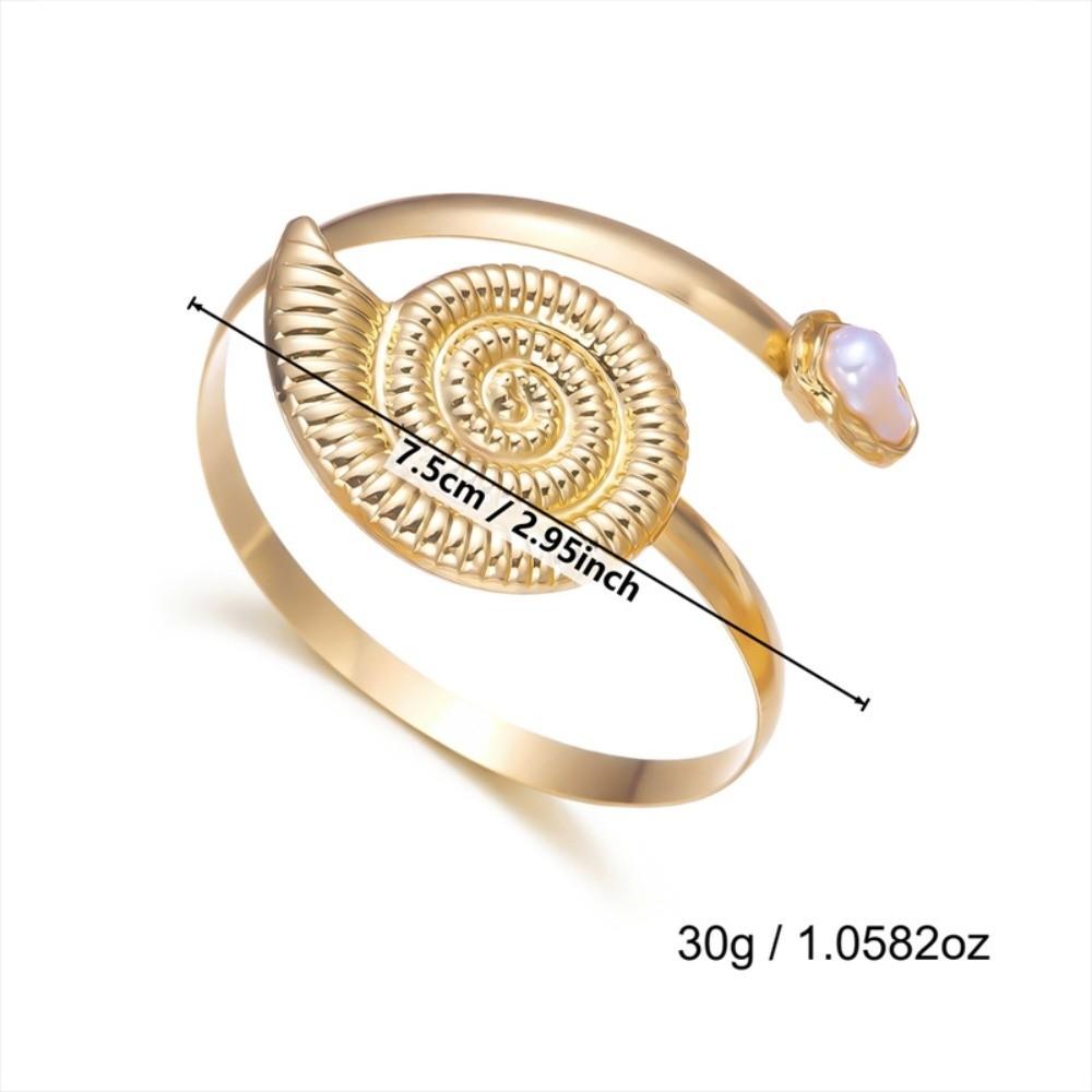 Bohemian Open Cuff Armlet Gold Color Upper Arm Bangles New Open Arm Bracelet  Women B
