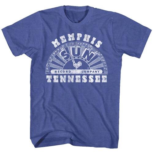 Sun Records Memphis Royal Heather Adult T-Shirt