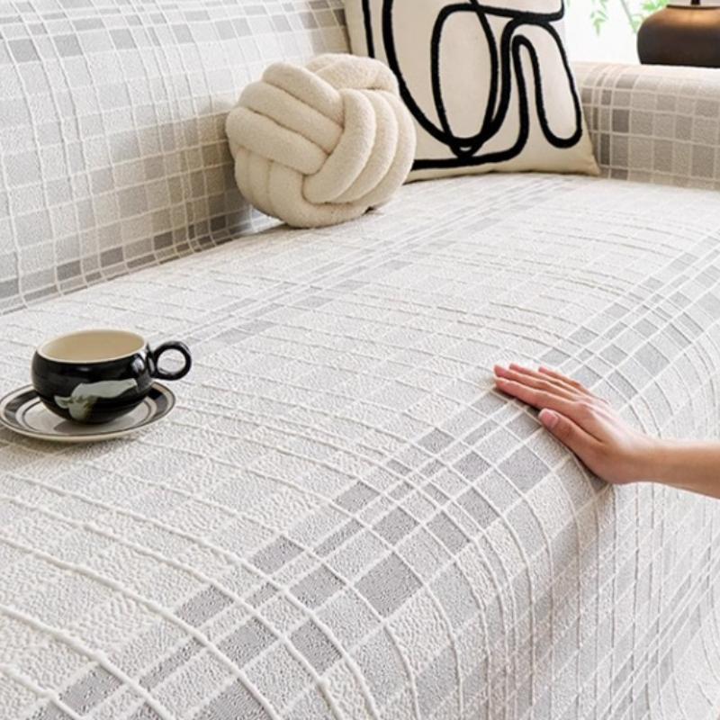 Ice silk summer sofa cover fabric cushion sofa cushion anti-slip cat scratch cover cover