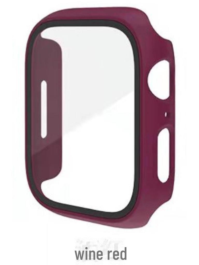Apple Watch S10/8/76543SE Protective Case: PC Spray Shell Film