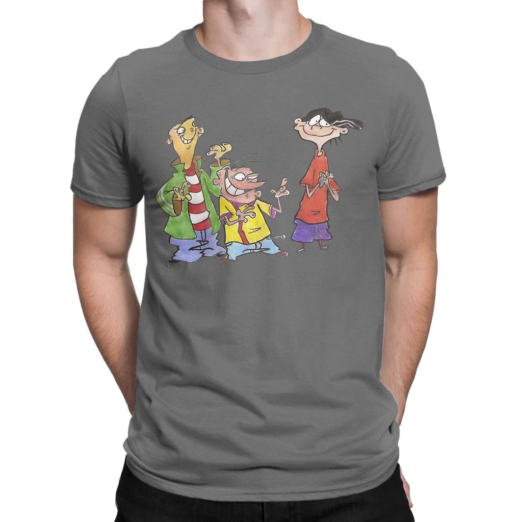 T-shirt Unisex Ededd N Eddy Cartone Animato Retro Divertente Torre Cotone Top Tempo Libero Manica Corta Girocollo Taglie Forti T-shirt