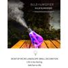 Fashion Light Bulb Shape Humidifier with Soothing Night Light USB Portable Technology Plastic Texture for Bedroom Decors