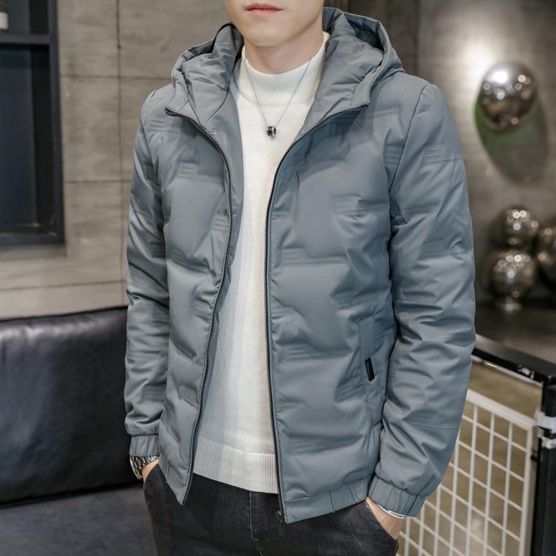 Winter Down Jacket Men's Thickened Jacket Korean Version Tooling Light and Short Men's Down Jacket