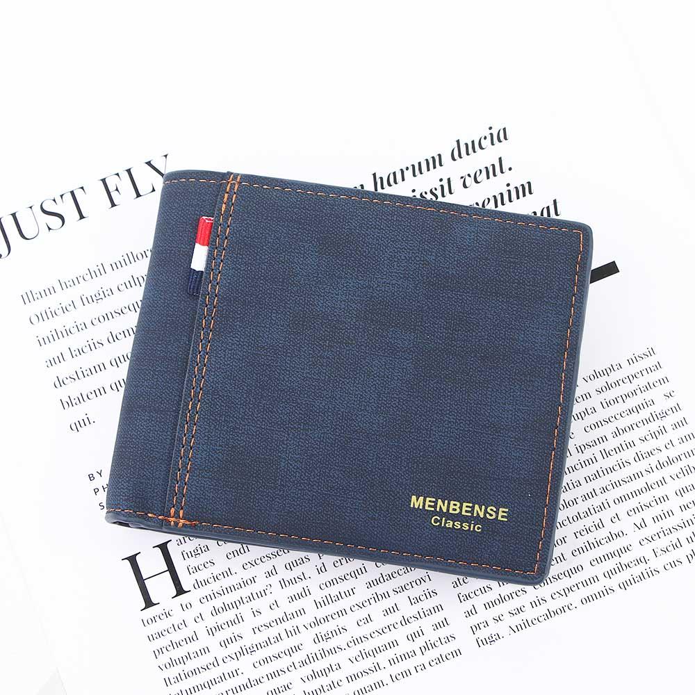 Multi Card Pockets Credit Card Clip Short Money Bag Business Card Holder Coin Purse Male Wallet