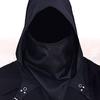 Cyberpunk Witch Hat Medieval Hooded Cape for Halloween Cosplay Role-playing Clothes Hooded Cloak