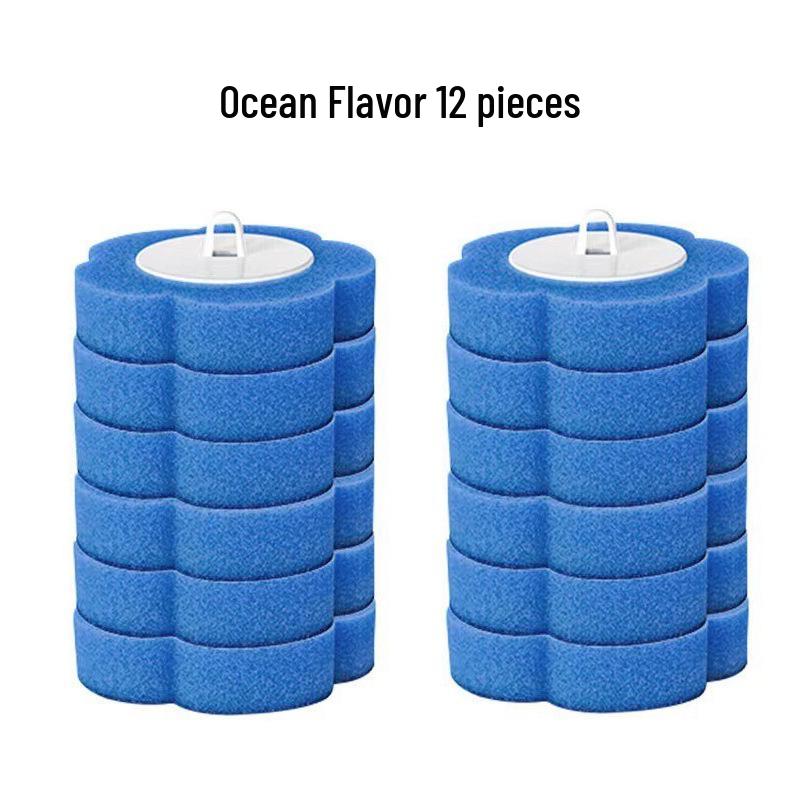 Wall-Mounted Disposable Toilet Brush & Replacement Head