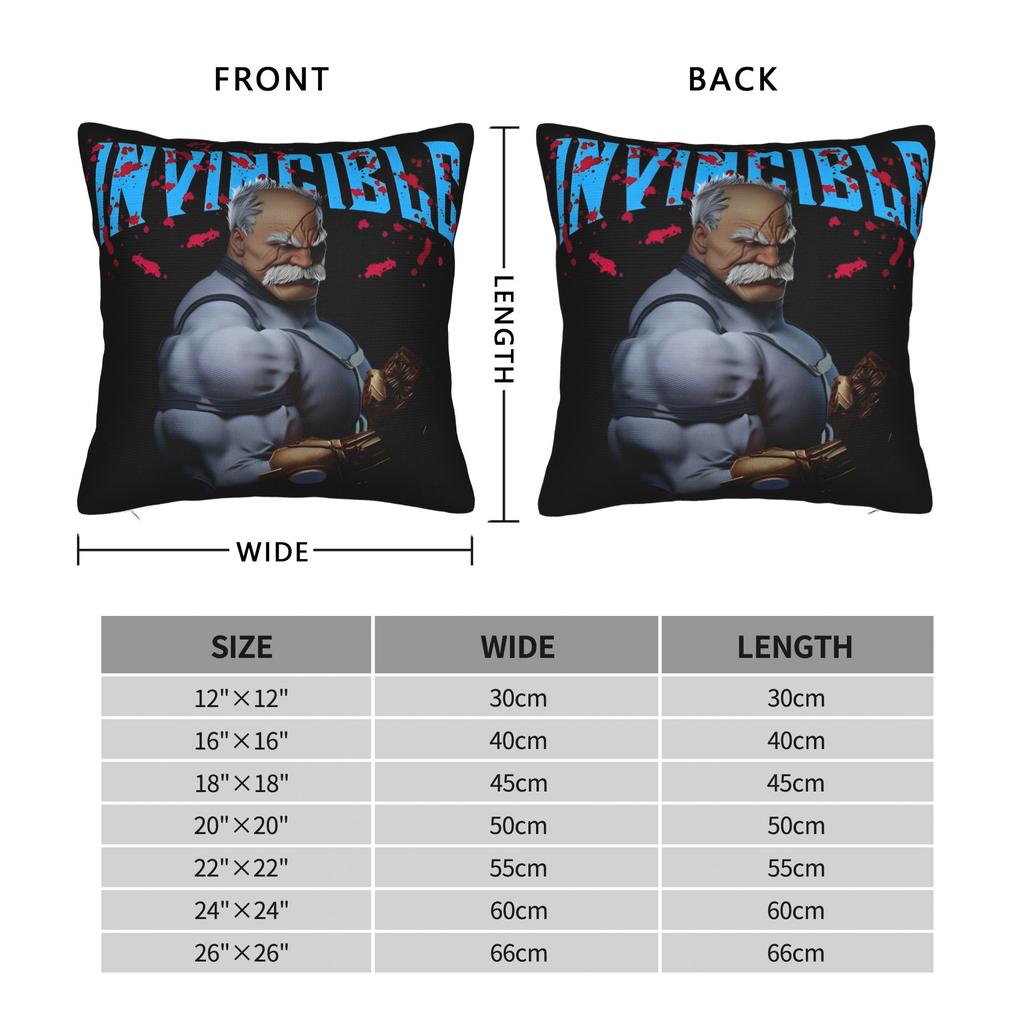 Lonely Viltrumite Invincible Pillow Case Custom Pillow Cover Fashion Pillowcases For Sofa Couch Bed Living Room