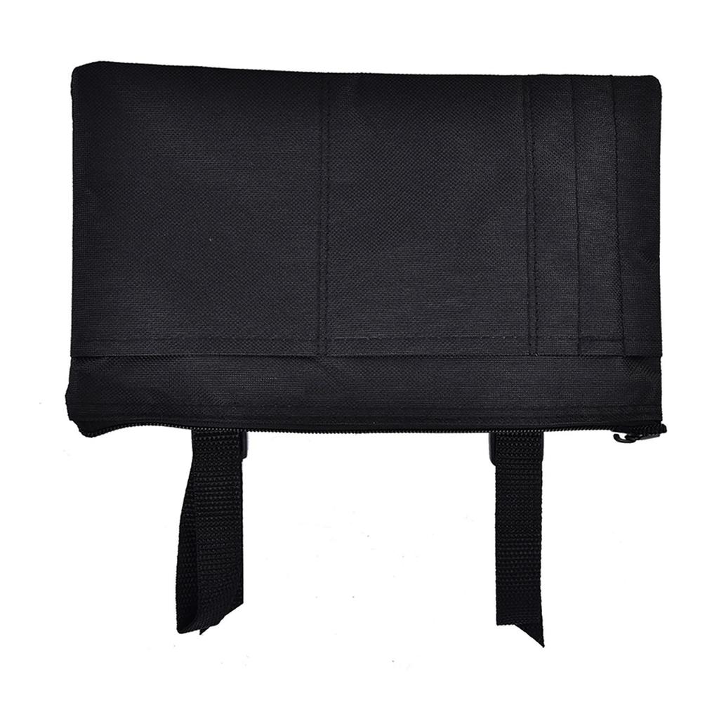 Waterproof Mobility Scooter Armrest Bag Wheelchair Shopping Travel Storage Bag Black
