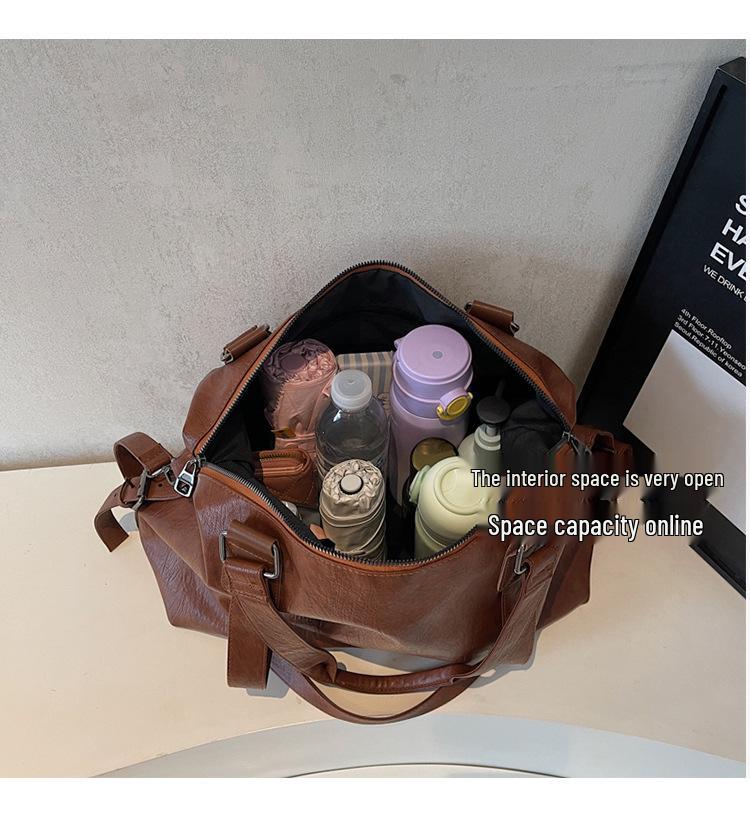 Autumn/Winter Large Capacity Solid Color Versatile Crossbody Travel Bag