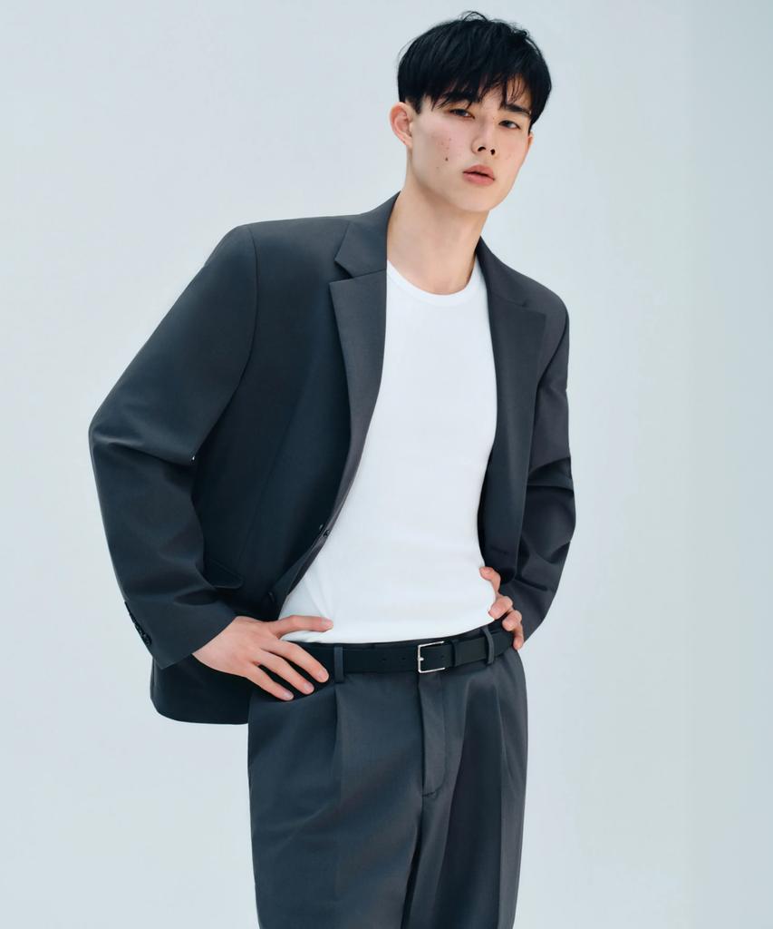 Musinsa Standard [Cooltandard] Relaxed Basic Blazer [Grey]