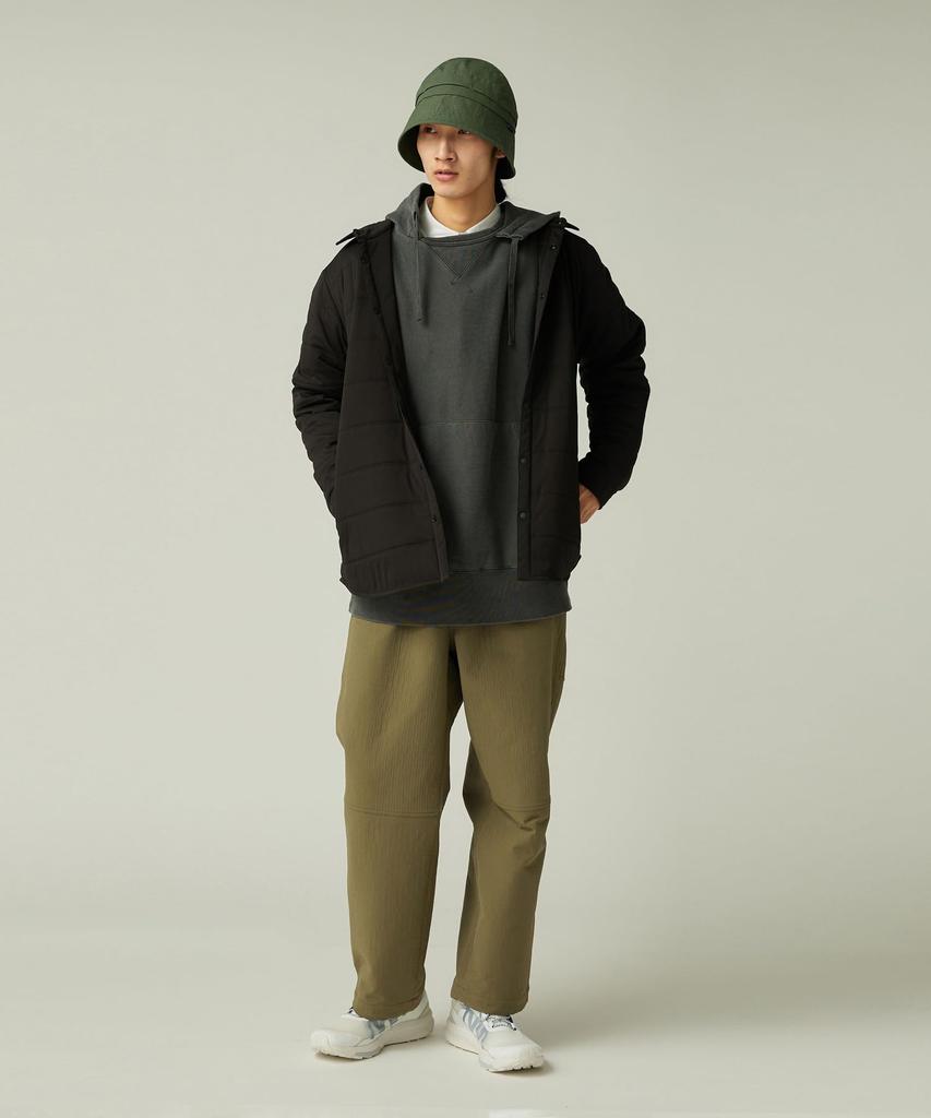 Snow Peak Flexible Insulated Shirt Long Size L SW-25AU003, Sleeve, Men's/Women's, Black,