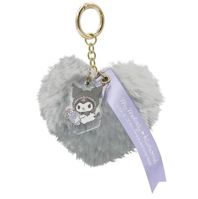 My Melody 50th & Kuromi 20th Fur Charm Black Angel 8203 208