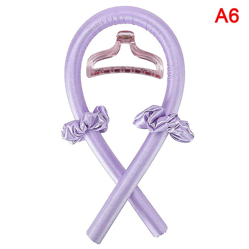 Heatless Curling Rod Headband No Heat Hair Curlers Ribbon Hair Rollers