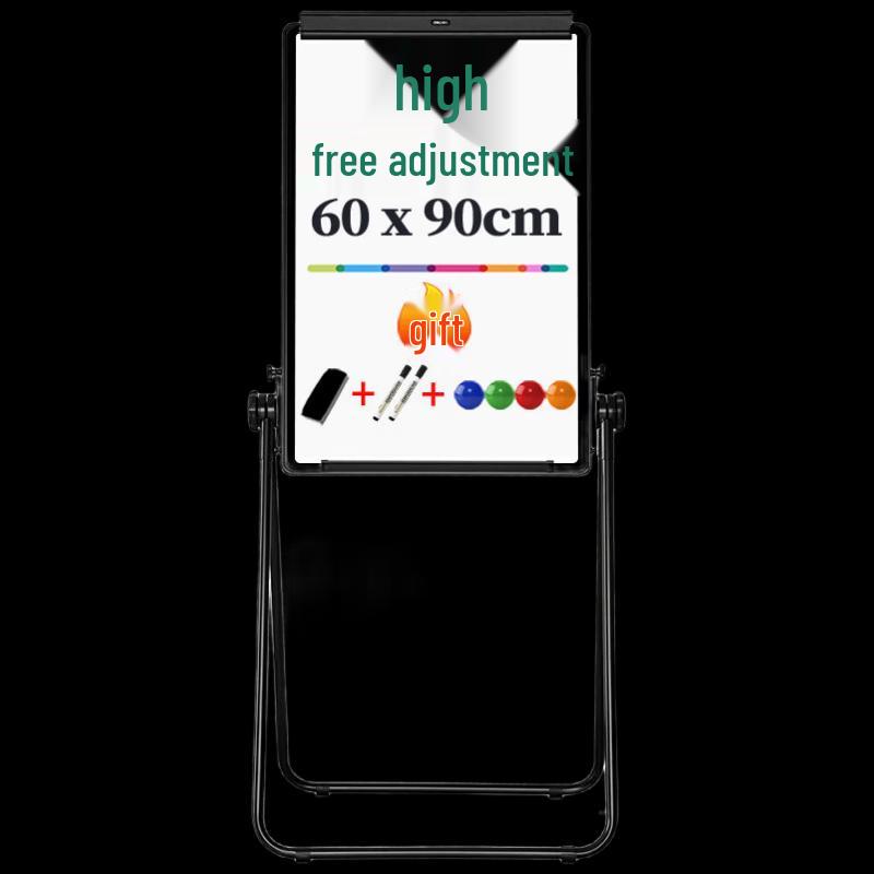 Deli U-Stand Magnetic Whiteboard 60x90cm with Paper Clip