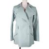 Trench Coat Light Blue Cotton Women Used