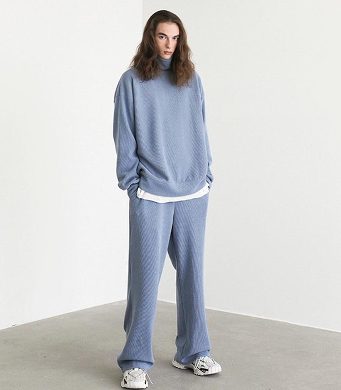 AVANDRESS Unisex Flex Wide Pants Sky Blue