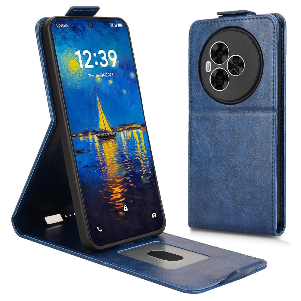 

Чохол-підставка з магнітною застібкою, вертикальний фліп, шкіряний чохол для телефону з тримачем для карток для TCL NxtPaper 60 Ultra 5G